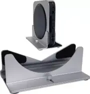 Aluminum Mac Mini Stand Dock Holder, Space-Saving Upright Storage for Mini PC