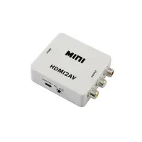在飛比找樂天市場購物網優惠-HDMI to AV HDMI轉AV訊號轉接盒 HDMI2A