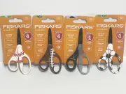 Scissors 5in pointed tip FISKARS ages 4+ student - Choose Sport! Back to School