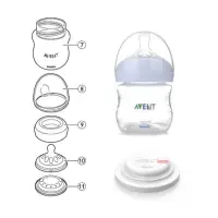 在飛比找蝦皮購物優惠-AVENT新安怡 親乳感 玻璃奶瓶 防脹氣奶嘴寬口徑奶嘴 2