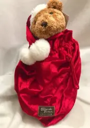 Christmas Plush Herrington CARAMEL PECAN Teddy Bear In Bag Cheesecake Factory