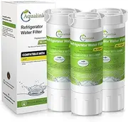 XWF Replacement for GE GBE21, WR17X30702, GDE21, GDE25, GFE24, GFE26, GNE21, GNE25, GNE27, GWE19, GYE18, CFE26, GWE19JSLSS French Door & Side by Side Refrigerator Water Filter, 3Pack