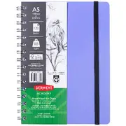 Derwent Academy A5 Visual Art Diary Portrait 120 Page Peri