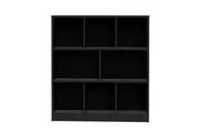 Black Stand Bookshelf Bookcase Display Unit Storage