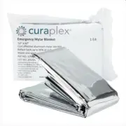 Curaplex Silver Mylar Emergency Blanket 52”x82” Item 12945 Box Of 200