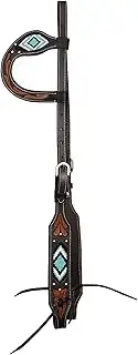 SIE Western Turquoise Beaded Collection (Cob, Sliding Ear Headstall)