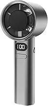 EUIOOVM Mini Wind Fan USB Powerful Wind Power Wide Air Outlet Super Strong Wind Power ABS USB Rechargeable High-speed Fan 120, grey