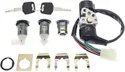 Ignition Key Switches for LEAD90 Universal Motorcycle Ignition Switch Sleeve Lock Durability Ignition Barrel Key Switch