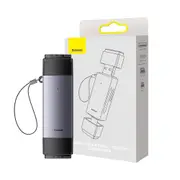 Baseus Lite Series USB-A & Type-C to SD/TF Card Reader (WKQX060113)-Dark Gray