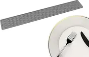 Silicone Draining Mat - Long Drying Mat, Narrow Draining Board Tray Rack Pad | Dureble Quick Drying Smooth Mat with Texture Design, Silicone Waterproof Draining Mat for Living Room, Kitchen, Bathroom