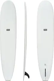 Island The Duke Longboard Surfboard, White, 9 Feet 2 Inch Size