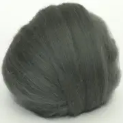 Shetland Top (Dyed Slate) 100g Wool Roving Spinning Fibre Felting Craft
