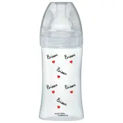 Dodie Anti-Colic Baby Bottle Teat Plate - 0-6 Months - Capacity 2 - "Bacio" - Mathilde Cabanas Collection - 270mL