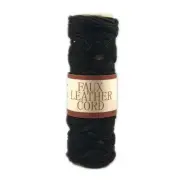 Faux Leather Cord Spool Jewelry Making Gift Wrapping Scrapbooking Macrame Craft