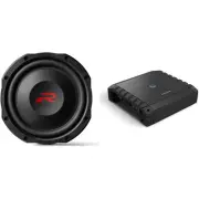 Alpine RS-W10D2 10" Shallow R-Series Sub w/ S2-A60M Mono Amp Bundle