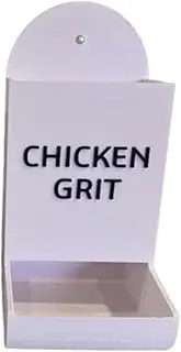 Farm Baby Bird Supplies | Poultry Feed and Grit Station - Poultry Feeding Kit, 3D Printed Art Coop Feeder, Poultry Feeder Animal Friendly Grit Dispenser for Family Friends Colleagues Animal Lo