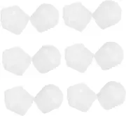 Kisangel 12pcs Foam Cake DIY Kids Fake Decorating Crafts Modeling Cake Topper Baby Shower Cupcake Decorations Unfinished Cupcake Models Cake Dummies Mini Cupcake Cake Craft White