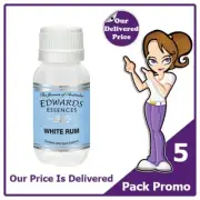 White Rum Spirit Essence Flavouring x 5 Pack Promo By Edwards Essences