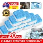 Up to 20Pcs Washing Machine Effervescent Tub Bomb Cleaner Remover Deodorant AU