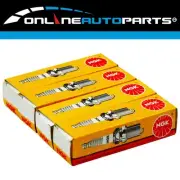 Set of 4 NGK Spark Plugs 4cyl for Ford Spectron 1.8L F8 1985~1987 Engine (for: Ford)