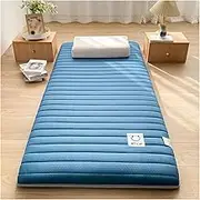 Japanese Foldable Futon Mattress 8cm Floor Bed - Portable Tatami Mat Roll Up Tatami Mattress for Dorm, Sofa, Bedroom, Living Room(DD,120 * 200cm)