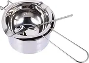 TOGEVAL Stainless Steel Melting Pot Set Hiking Cookware Picnic Tool Portable Cook Pot