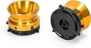 2PCS 1 Pair 10inch Open Disk Recorder Aluminum Cup Universal Opening Loading Device Universal e Recorders Loading Device for Studer ReVox Gold