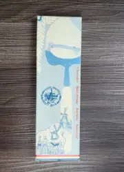 Vintage Delft Blue Holland Kaasschaaf Cheese Slicer Windmill Porcelain w/box