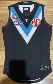Port Adelaide Tom Clurey #147 Player Issue Guernsey Anzac Day Round Jersey AFL