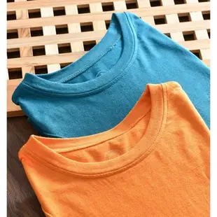 英國小眾單 水洗有機棉 外貿男士復古印花親膚舒適圓領短袖T恤夏
