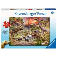 在飛比找momo購物網優惠-【Ravensburger】維寶拼圖 恐龍世界 60片