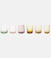 [Bitossi] Bitossi Set of 6 glass tumblers