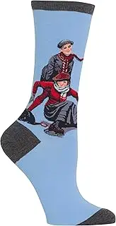 [Hot Sox] Women's Norman Rockwell Collection Crew