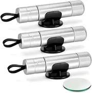Resquestick Rescue Glass Breaker, Safe Hammer Car Glass Breaker, Hammerdex Glass Breaker, Car Safe Tool (Sliver-3pcs)