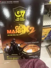 Trung Nguyen G7 Coffee Gu Manh X2, 3 in 1 Coffee 12 Sticks