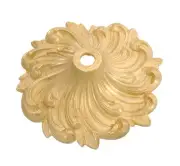 B&P Lamp Cast Brass Bobesche, 4 1/2" Dia.