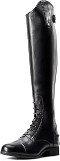 [ARIAT] Womens Heritage Contour II Field Zip Boot Tall Riding 9 B/Medium(Width) Regular(Calf) Short(Height) Black