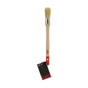 Jasart Elevate Red Hog Art Painting Round Nylon Mix Brush #8/21mm White Bristle