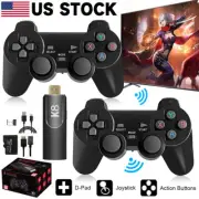 4K HDMI TV 40000+ Video Game Stick Retro Gaming Console w/2 Wireless Controller