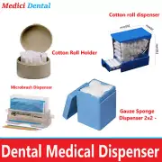 Dental Cotton Roll Dispenser Microbrush Dispenser 2"x 2" SPONGE DISPENSER, etc.