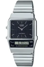 Casio Vintage Analog Digital Alarm Calendar Black Dial AQ-800E-1A Unisex Watch