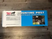 Mighty Mule Mounting Post For Digital Keypad & Intercom Gate Openers NIB
