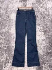 New Anthropologie Pilcro Pants Womens Retro Denim High Waist Trouser Size 27