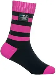 [DexShell] Waterproof Children Socks, Pink, 3/4 Crew, M