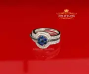 White Cubic Zirconia 2.50ct Silver Fashion Womens Ring size 6.5