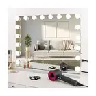 COOLJEEN Large Hollywood Makeup Mirror 18 LED Bulbs Vanity Mirror with Protec...