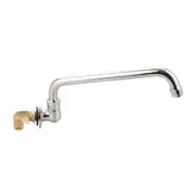 BK Resources Splash Mount Faucet Base w/ 18" JointedSwing-swivel Spout