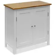 Cupboard 70x35x75 cm Solid Oak Wood