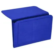 13" Felt Bedside Organizer Bed Hanging Caddy 5 Pockets Hanging Bag Blue