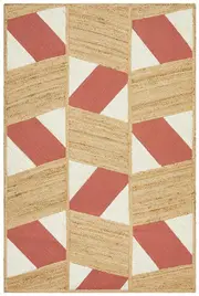 Parade Natural & Coral Rug
